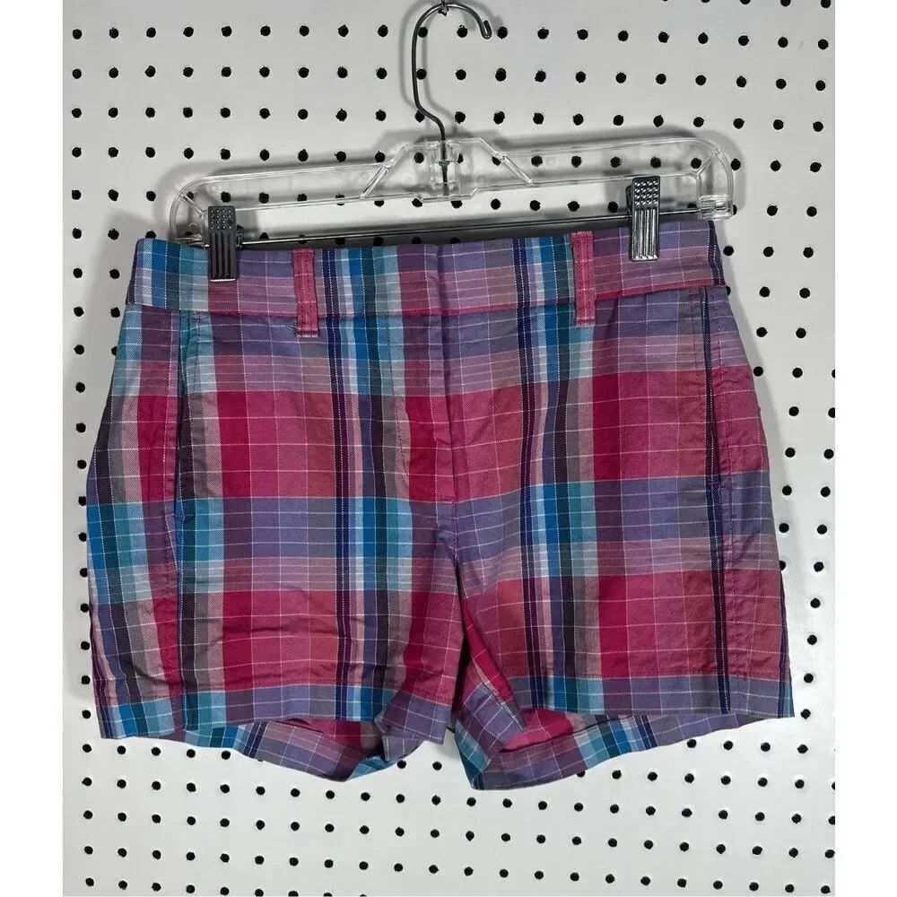 J.Crew plaid shorts size 2